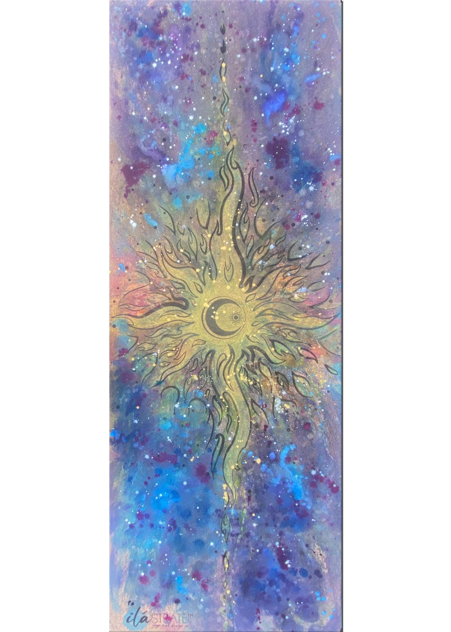 Celestial Cork Yoga Mat - Yoga Mat - Hand Painted - ilāSTRATE™ - 