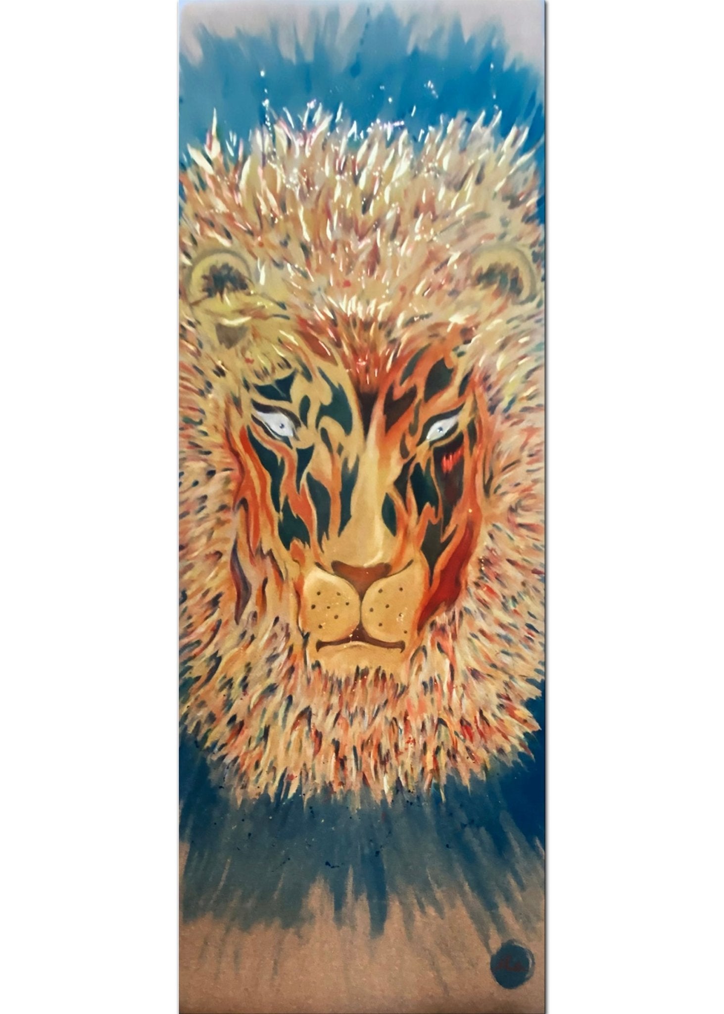 Custom Yoga Mat: Hand Painted Cork Yoga Mat - Yoga Mat - Hand Painted - ilāSTRATE™ - 