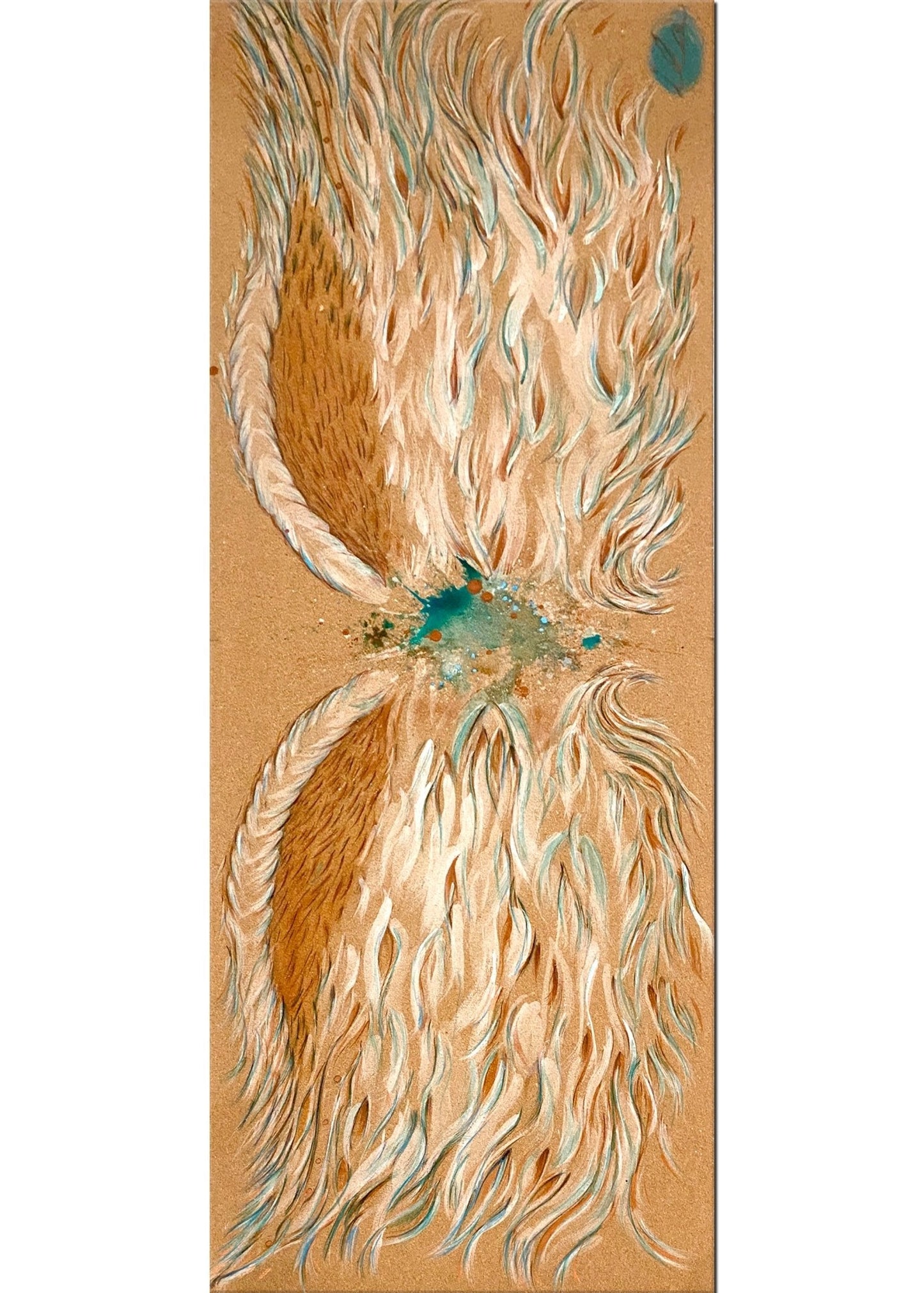 Khecara Hand Painted Cork Yoga Mat - Yoga Mat - Hand Painted - ilāSTRATE™ - 